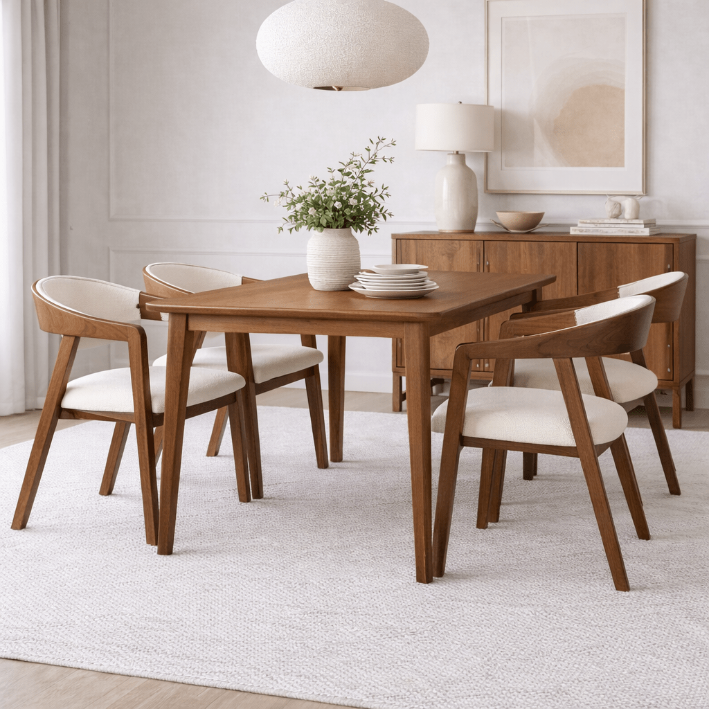 Mira Wood Armchair White - Urban Lifestyle