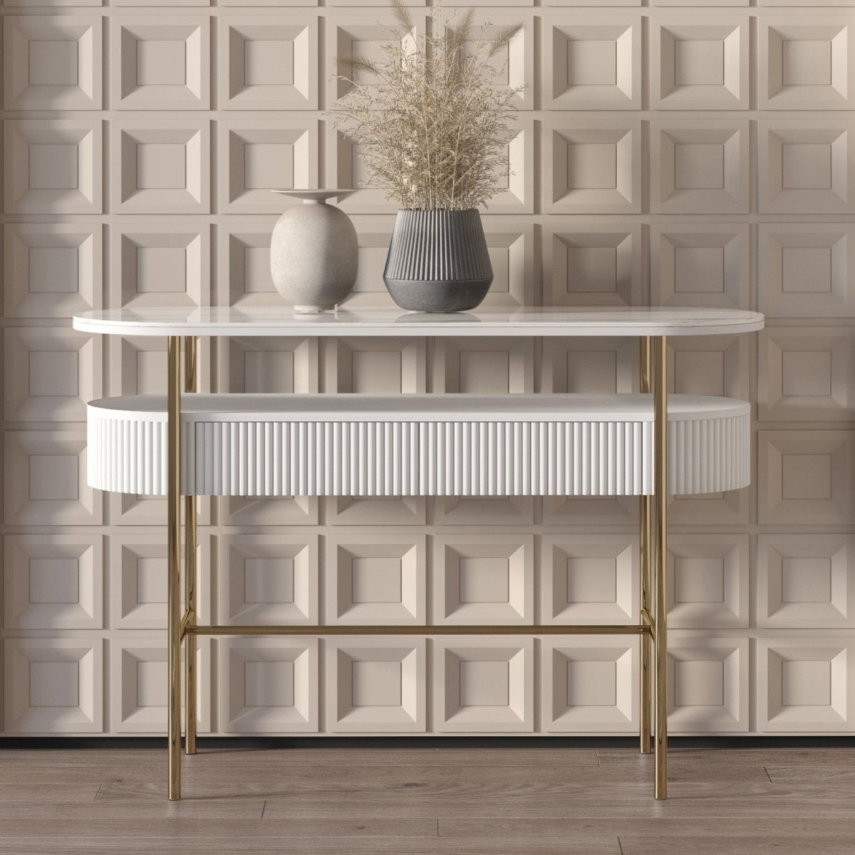 Napa Console Table White - Urban Lifestyle Furniture Trading LLC