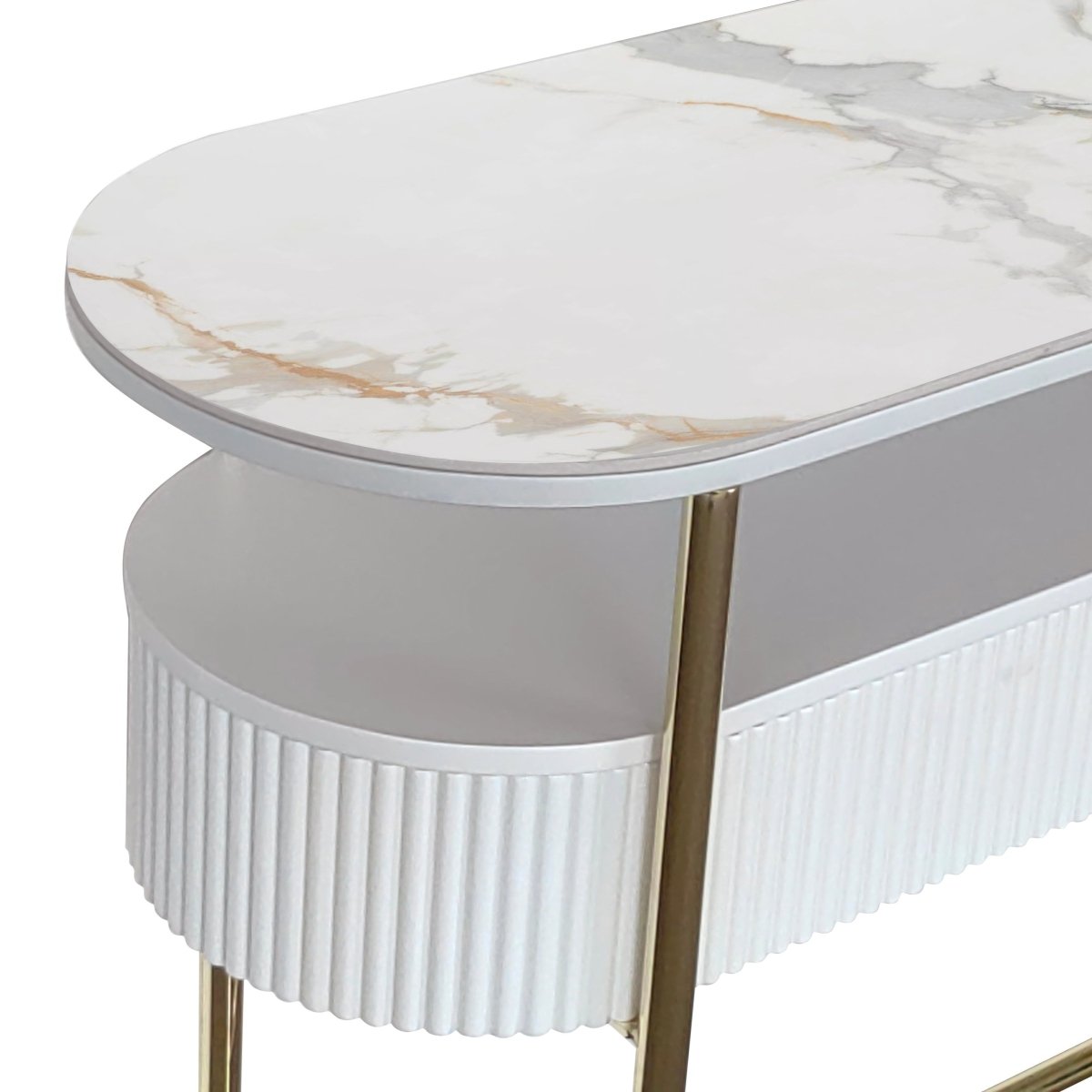Napa Console Table White - Urban Lifestyle Furniture Trading LLC