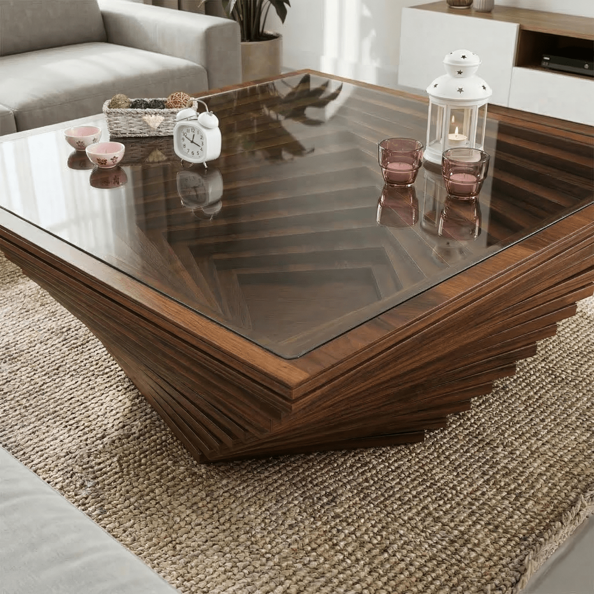 Nile Wooden Coffee Table - Urban Lifestyle General Trading LLC