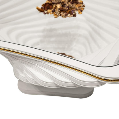Noor Glass Top Coffee Table White - Urban Lifestyle General Trading LLC