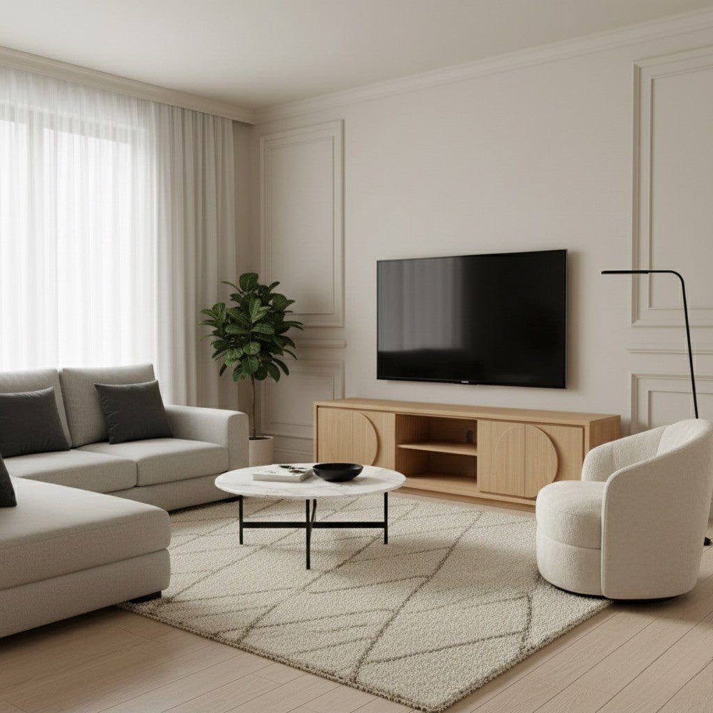 Nova Tv Unit Oak 200cm - Urban Lifestyle Furniture