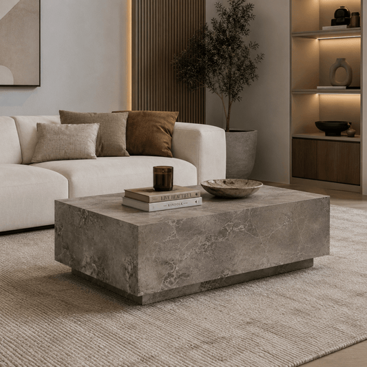 Orlando Coffee Table Grey Marble - Urban Lifestyle General Trading LLC