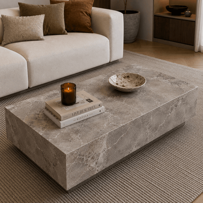 Orlando Coffee Table Grey Marble - Urban Lifestyle General Trading LLC
