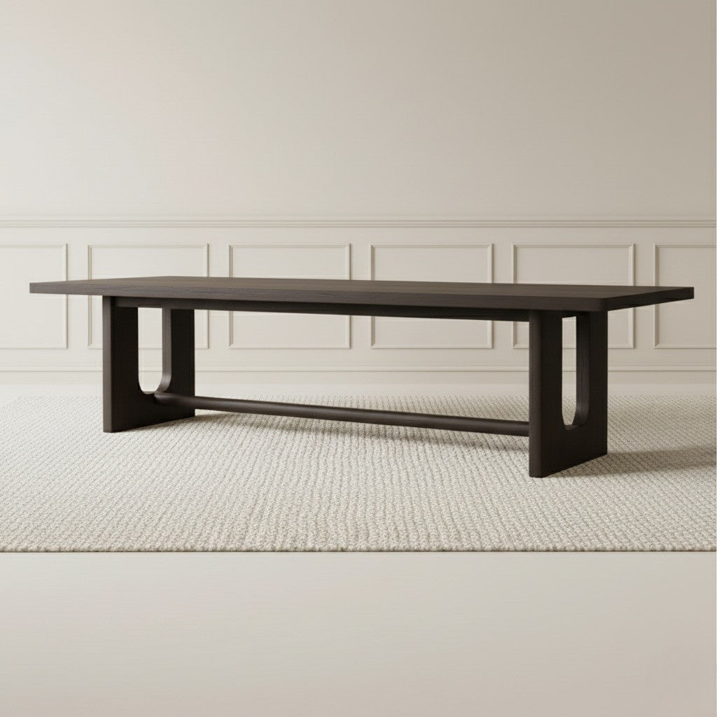 Peru 6 - Seater Dining Table Black - Urban Lifestyle Furniture