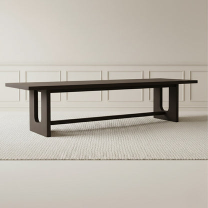 Peru 6 - Seater Dining Table Black - Urban Lifestyle Furniture