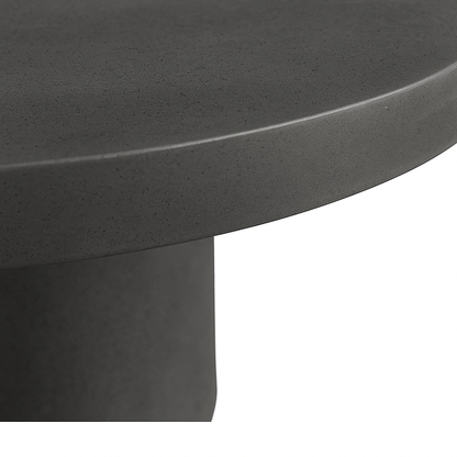 Porto Concrete Indoor/Outdoor Dining Table Black - Urban Lifestyle Furniture