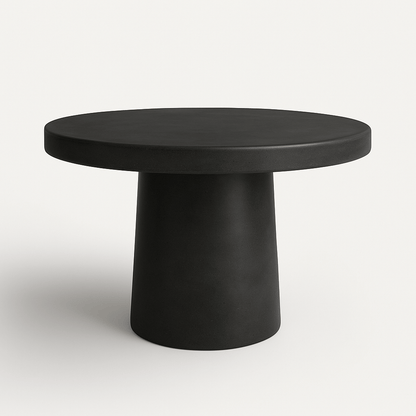 Porto Concrete Indoor/Outdoor Dining Table Black - Urban Lifestyle Furniture