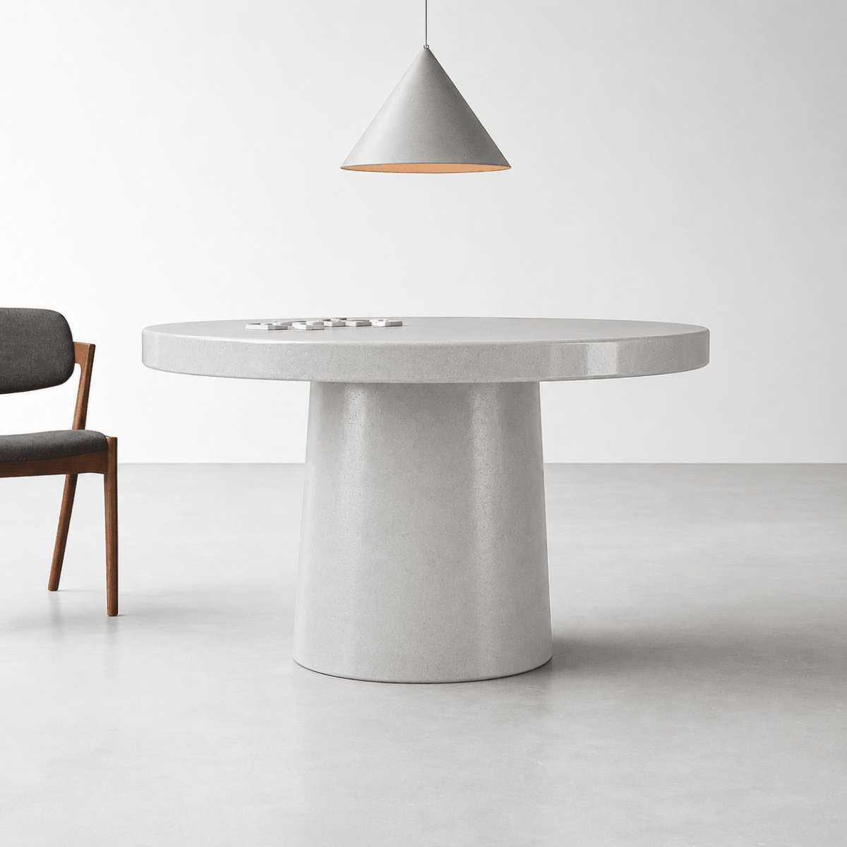 Porto Concrete Indoor/Outdoor Dining Table Grey - Urban Lifestyle