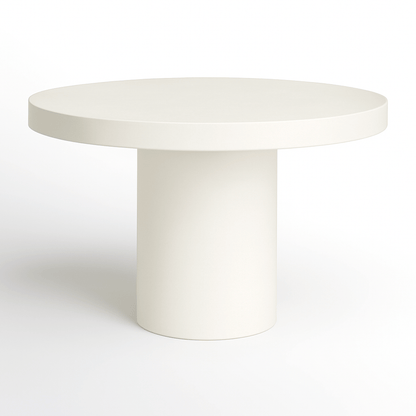 Porto Concrete Indoor/Outdoor Dining Table White - Urban Lifestyle Furniture
