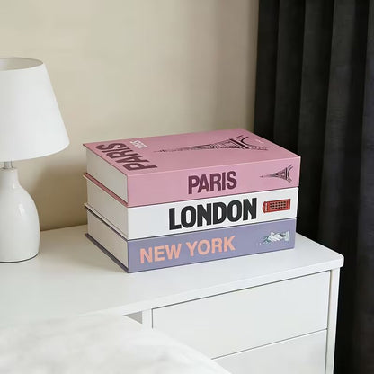 Set of 3 Decorative Fashion Books - Urban Lifestyle General Trading LLC