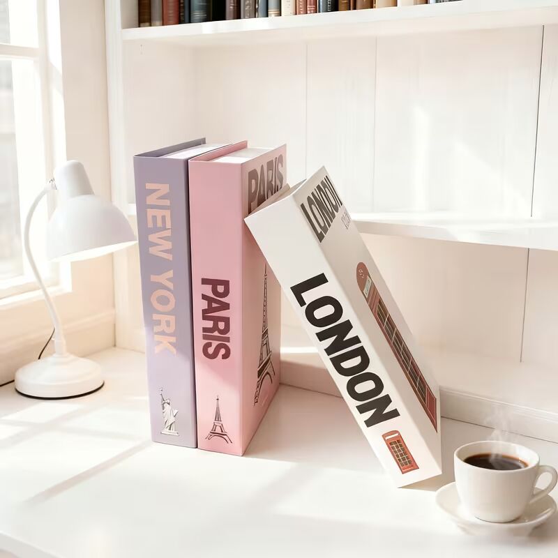 Set of 3 Decorative Fashion Books - Urban Lifestyle General Trading LLC