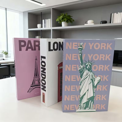 Set of 3 Decorative Fashion Books - Urban Lifestyle General Trading LLC