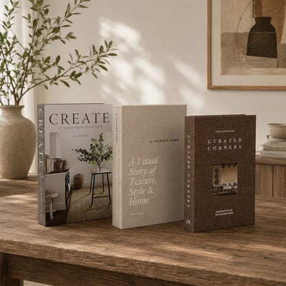 Set of 3 Decorative Faux Books - Urban Lifestyle General Trading LLC