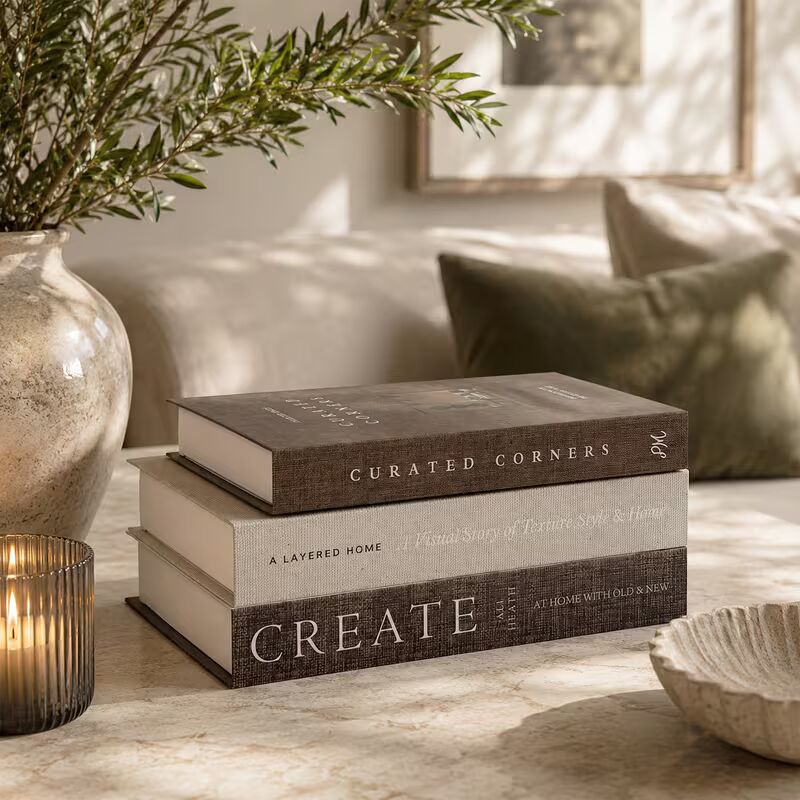 Set of 3 Decorative Faux Books - Urban Lifestyle General Trading LLC