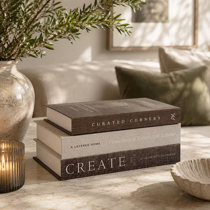 Set of 3 Decorative Faux Books - Urban Lifestyle General Trading LLC