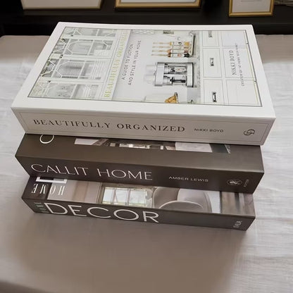Set of 3 Decorative Interior Design Books - Urban Lifestyle General Trading LLC