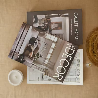 Set of 3 Decorative Interior Design Books - Urban Lifestyle General Trading LLC