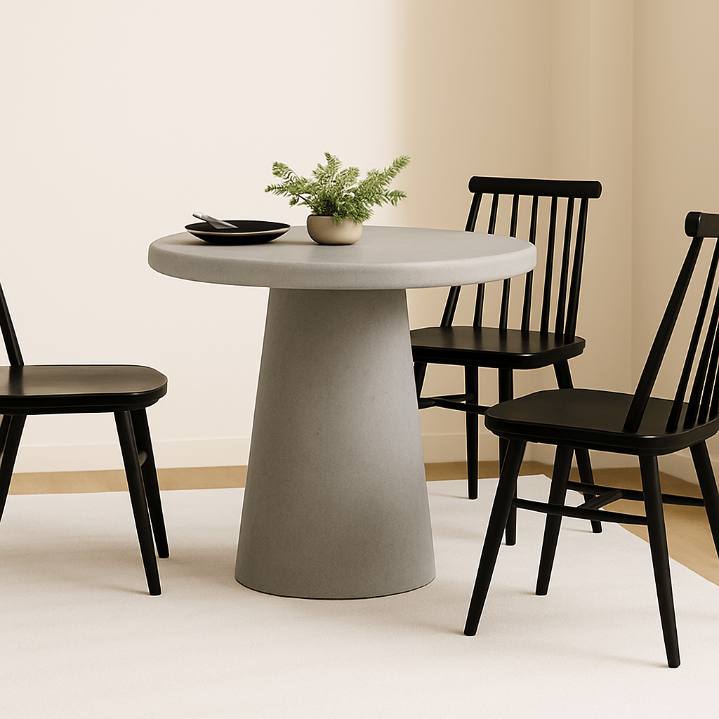 Slope Concrete Indoor/Outdoor Dining Table Grey - Urban Lifestyle Furniture