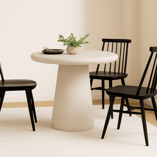 Slope Concrete Indoor/Outdoor Dining Table Sand - Urban Lifestyle Furniture