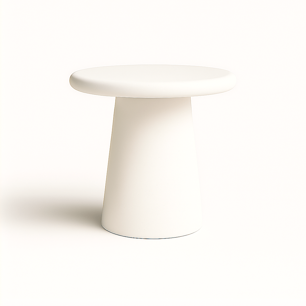 Slope Concrete Indoor/Outdoor Dining Table White - Urban Lifestyle Furniture
