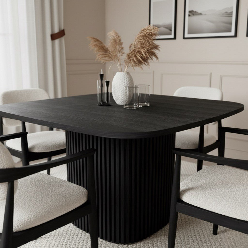Smith Dining Table Black - Urban Lifestyle Furniture