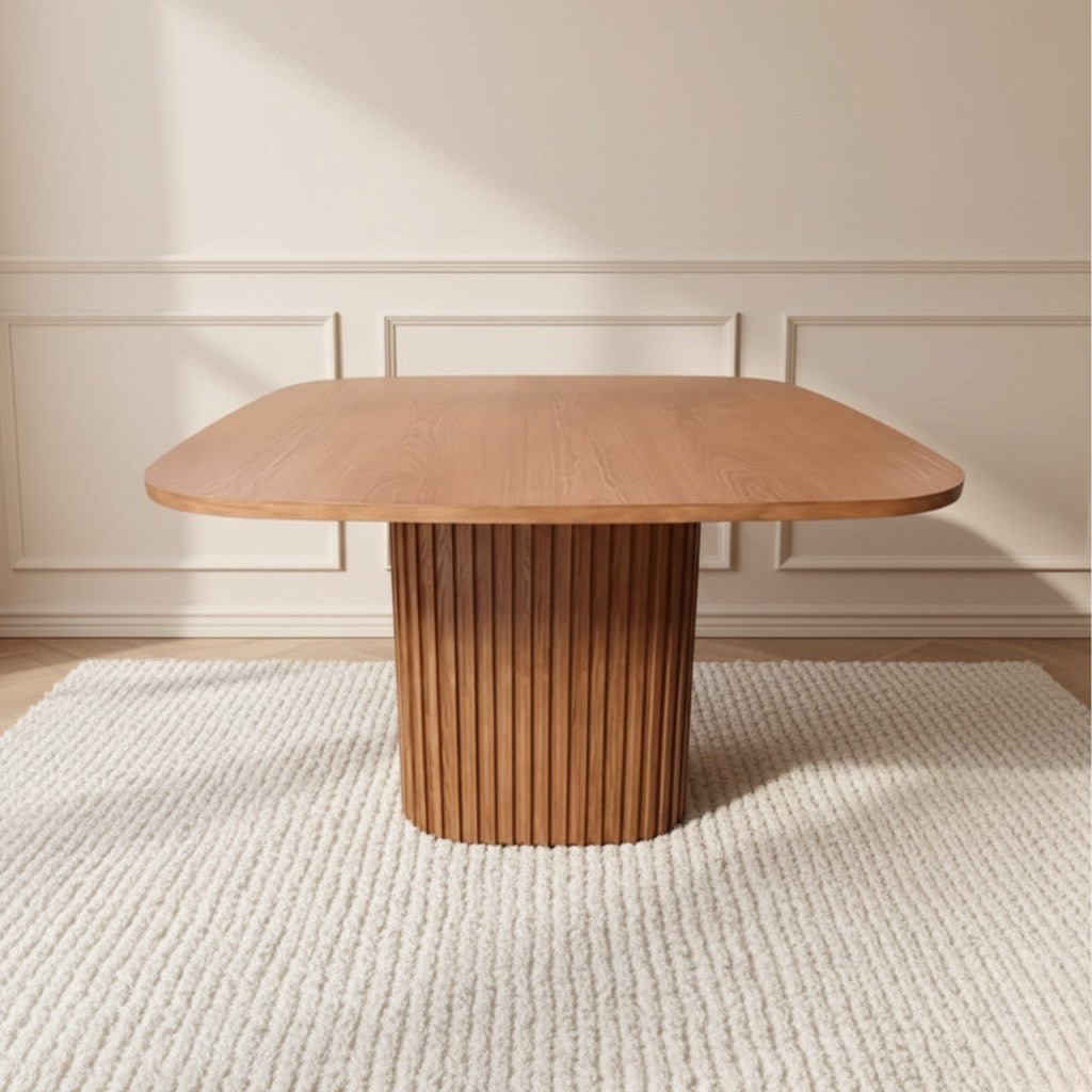 Smith Dining Table Brown - Urban Lifestyle Furniture