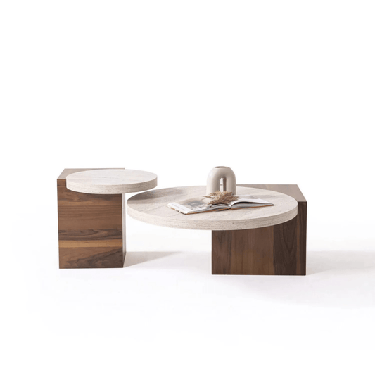Supreme Coffee Table Set Walnut - Urban Lifestyle Furniture