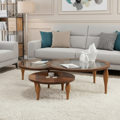 Tahira Wooden Rotating Coffee Table - Urban Lifestyle Furniture