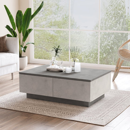 Teravista Coffee Table Concrete - Urban Lifestyle General Trading LLC