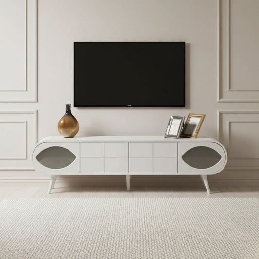 Trench Tv unit Cream 200cm - Urban Lifestyle Furniture