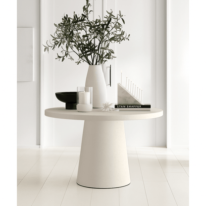 Tulip Concrete Indoor/Outdoor Dining Table Beige - Urban Lifestyle Furniture