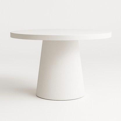 Tulip Concrete Indoor/Outdoor Dining Table White - Urban Lifestyle Furniture