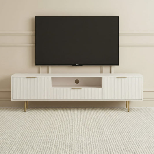 Zara Tv Unit Cream 200cm - Urban Lifestyle Furniture