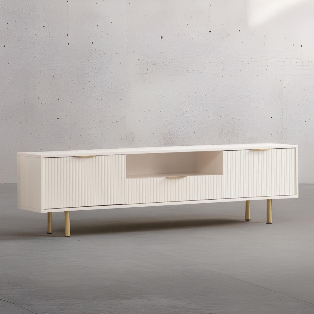 Zara Tv Unit Cream 200cm - Urban Lifestyle Furniture